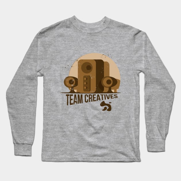 Team Creatives Long Sleeve T-Shirt by PopCycle